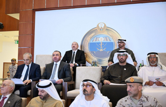 Presidents of Azerbaijan and UAE observed joint operational-tactical exercise Peace Shield – 2026 in Abu Dhabi -PHOTO 