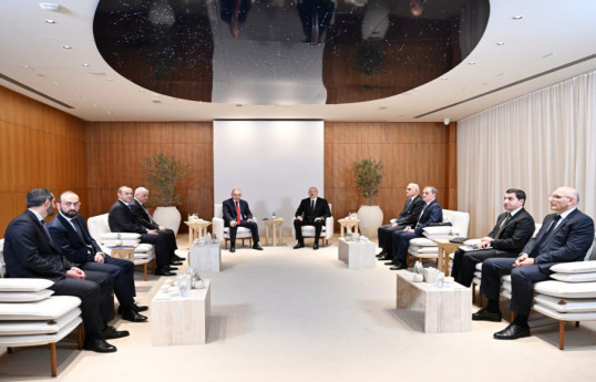 President Ilham Aliyev and Pashinyan discuss TRIPP, agree to expand confidence-building measures