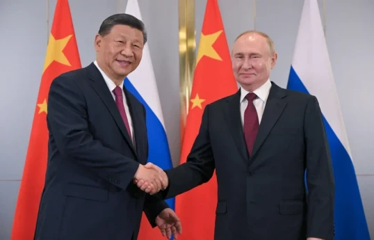 Xi Jinping, President of People's Republic of China and Vladimir Putin, Russian President