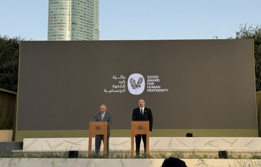 Nikol Pashinyan, Armenian PM and Ilham Aliyev, President of the Republic of Azerbaijan