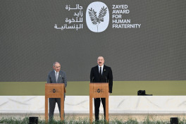 Abu Dhabi hosted awarding ceremony of Zayed Award for Human Fraternity, President Ilham Aliyev was presented with the award -VIDEO -UPDATED-4 