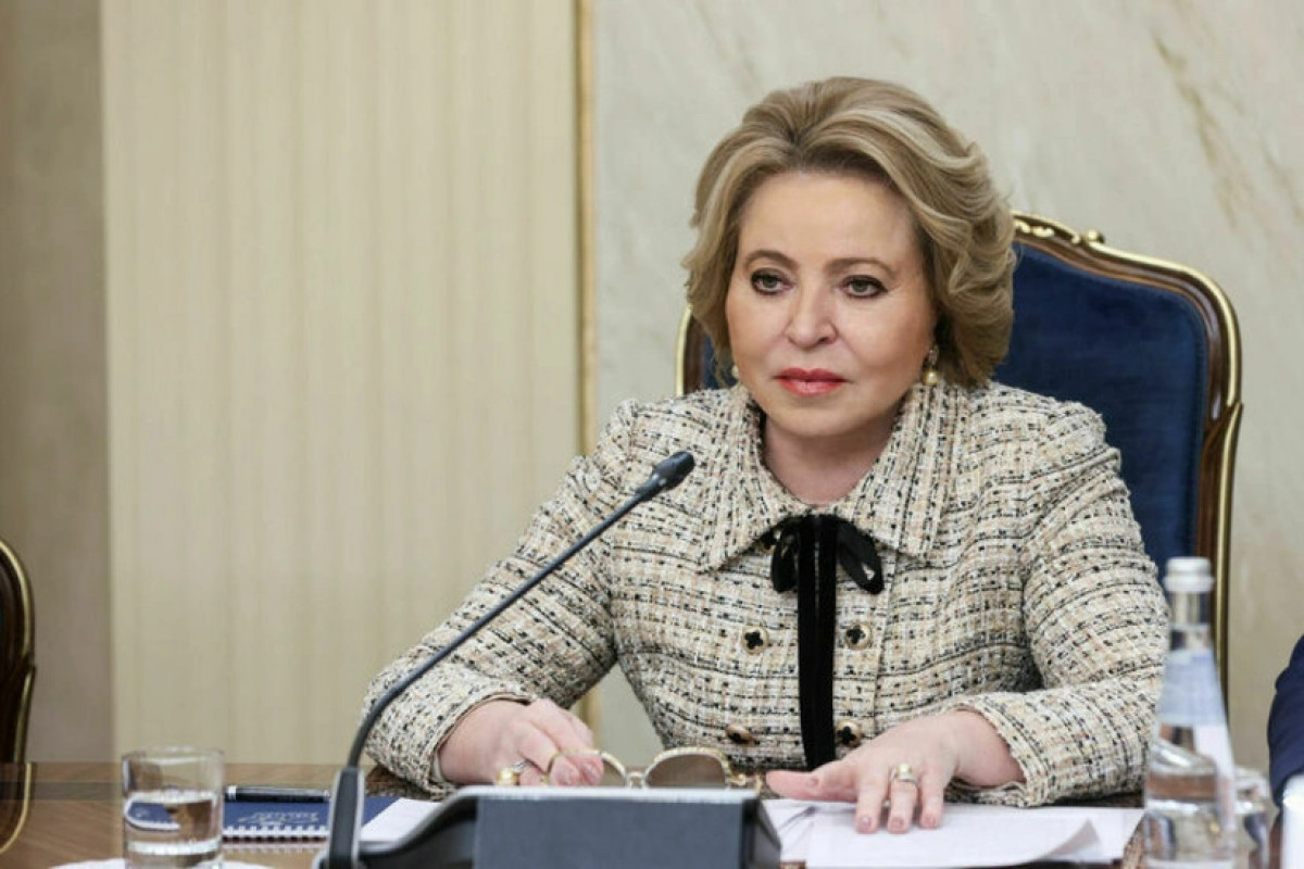 Speaker of the Federation Council of Russia Valentina Matviyenko