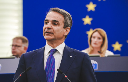 Greek Prime Minister Kyriakos Mitsotakis