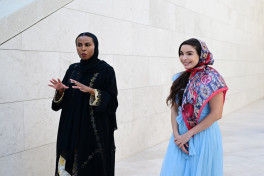 Leyla Aliyeva visits Louvre Abu Dhabi Museum and Abrahamic Family House