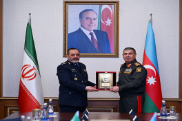 Minister of Defense and Armed Forces Logistics of the Islamic Republic of Iran, Brigadier General Aziz Nasirzadeh, Minister of Defense of the Republic of Azerbaijan, Colonel General Zakir Hasanov