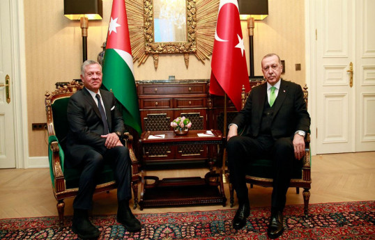 Jordan’s King Abdullah II  and Recep Tayyip Erdoğan, Turkish President