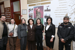 Leyla Aliyeva and Alena Aliyeva visit Special Secondary School No. 45 in Ganja