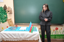 Leyla Aliyeva and Alena Aliyeva visit Special Secondary School No. 45 in Ganja