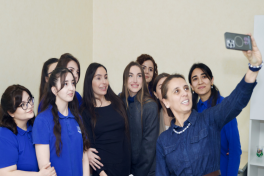 Leyla Aliyeva and Alena Aliyeva visit Ganja Autism Center