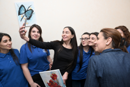 Leyla Aliyeva and Alena Aliyeva visit Ganja Autism Center