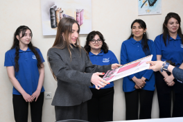 Leyla Aliyeva and Alena Aliyeva visit Ganja Autism Center