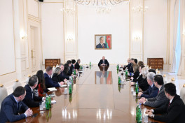 President Ilham Aliyev received delegation of the U.S. Chamber of Commerce-UPDATED 