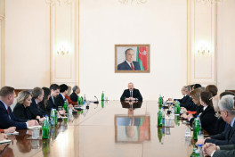 President Ilham Aliyev received delegation of the U.S. Chamber of Commerce-UPDATED 