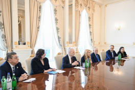 President Ilham Aliyev received delegation of Conference of Presidents of Major American Jewish Organizations