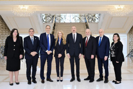 President Ilham Aliyev received delegation of Conference of Presidents of Major American Jewish Organizations