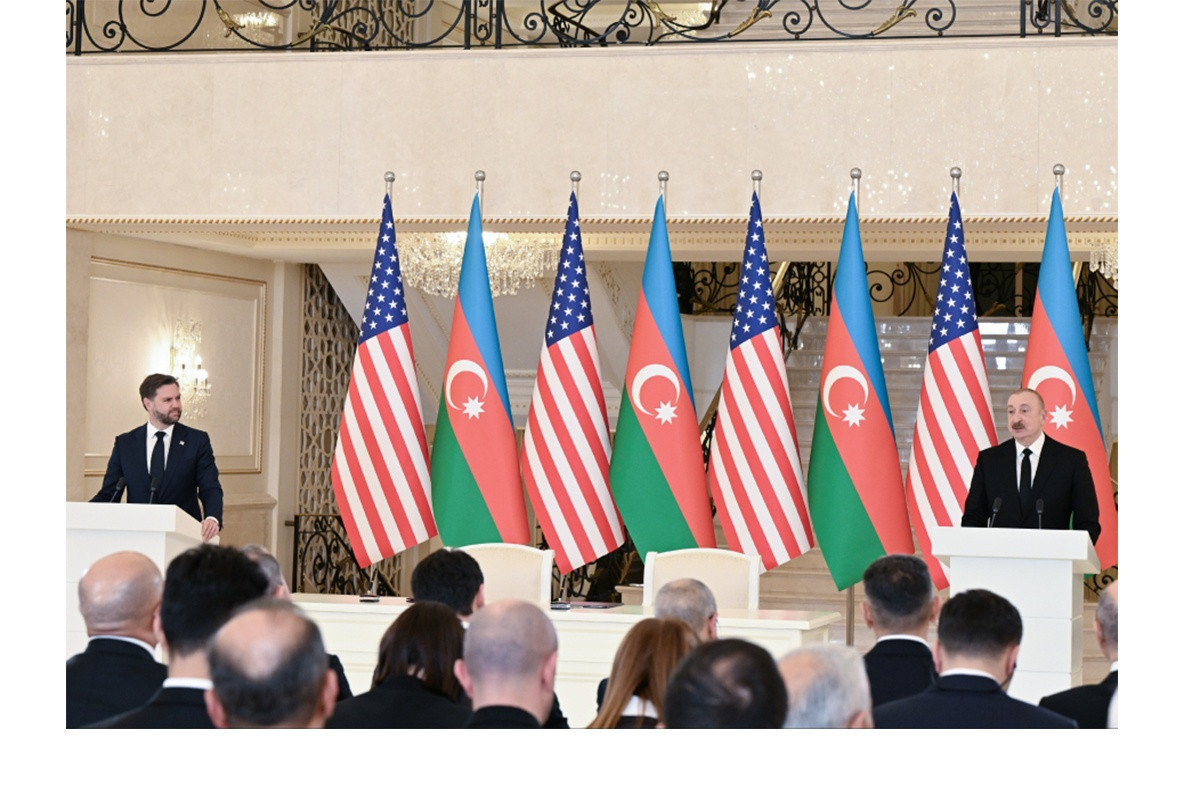 U.S. Vice President James David Vance, Azerbaijani President Ilham Aliyev