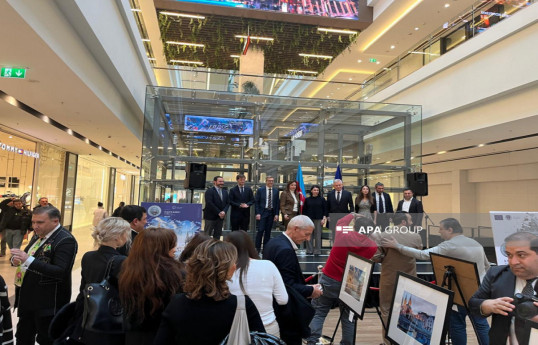 Baku hosts opening of exhibition "European Squares" - PHOTO 
