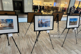 Baku hosts opening of exhibition "European Squares" - PHOTO 
