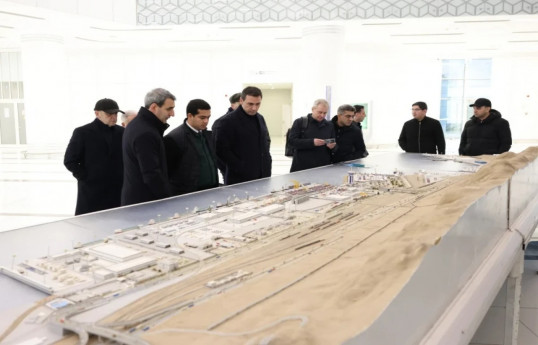 Azerbaijan Railways chief visits Turkmenbashi Port, discusses synchronized development with Baku Port - PHOTO 