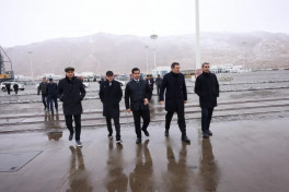 Azerbaijan Railways chief visits Turkmenbashi Port, discusses synchronized development with Baku Port - PHOTO 