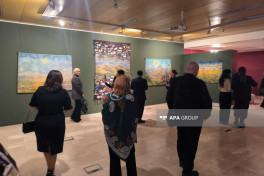 Hungarian tapestry artist Juja Perel’s “Beyond the Frame of Truth” exhibition opens in Baku - PHOTO 