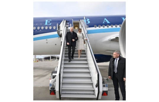 President Ilham Aliyev arrived in Germany
