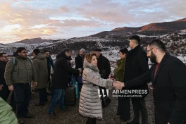 Azerbaijani delegation travels to Armenia to attend “Peace Bridge” roundtable - PHOTO -VIDEO 