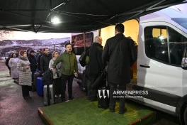 Azerbaijani delegation travels to Armenia to attend “Peace Bridge” roundtable - PHOTO -VIDEO 