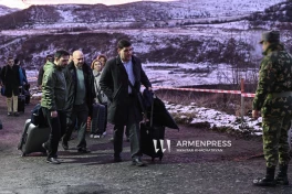 Azerbaijani delegation travels to Armenia to attend “Peace Bridge” roundtable - PHOTO -VIDEO 
