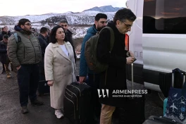 Azerbaijani delegation travels to Armenia to attend “Peace Bridge” roundtable - PHOTO -VIDEO 