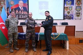 NATO Mobile Training Team conducts a course in Baku