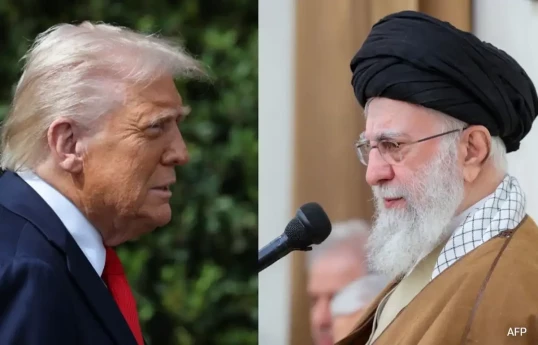 U.S. President Donald Tramp and Iran’s Supreme Leader  Ayatollah Ali Khamenei 