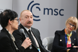 President Ilham Aliyev participated in panel discussion in Munich -PHOTO -UPDATED-1 