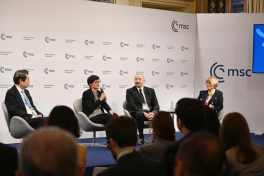 President Ilham Aliyev participated in panel discussion in Munich -PHOTO -UPDATED-1 