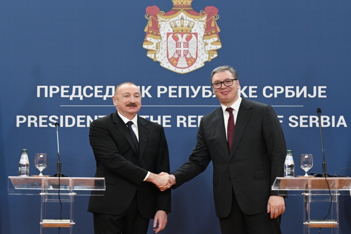 Azerbaijani President: We have clear plans for the future with Serbia