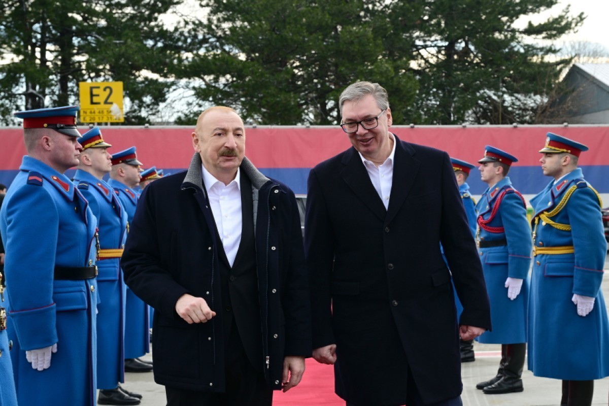 President of the Republic of Azerbaijan, Ilham Aliyev, President of Serbia, Aleksandar Vučić