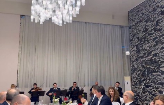 Serbian military orchestra performed Azerbaijani song at dinner attended by President Ilham Aliyev-VIDEO 