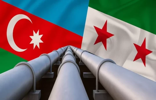 Azerbaijan exports $120 mln worth of gas to Syria in 2025