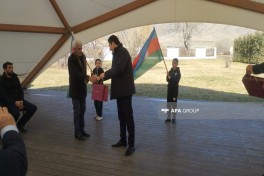 Azerbaijan relocates next group of former IDP's to Khojaly, families receive house keys - UPDATED -1 