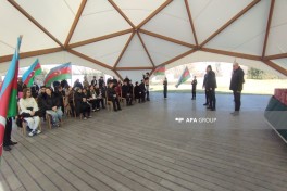 Azerbaijan relocates next group of former IDP's to Khojaly, families receive house keys - UPDATED -1 