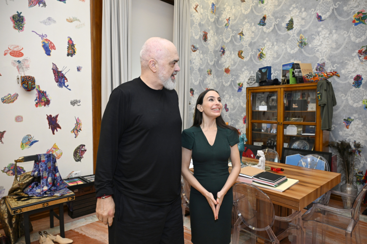Leyla Aliyeva meets with Albanian Prime Minister Edi Rama in Tirana