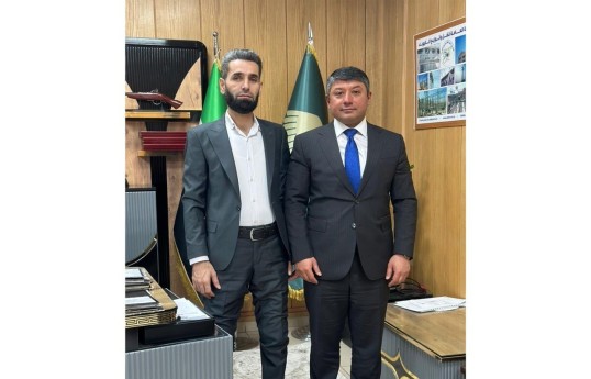 Khaled Abu Di, Director-General of the Public Establishment for Transmission and Distribution of Electricity and Azerbaijan’s Chargé d’Affaires in Syria, Elnur Shahhuseynov