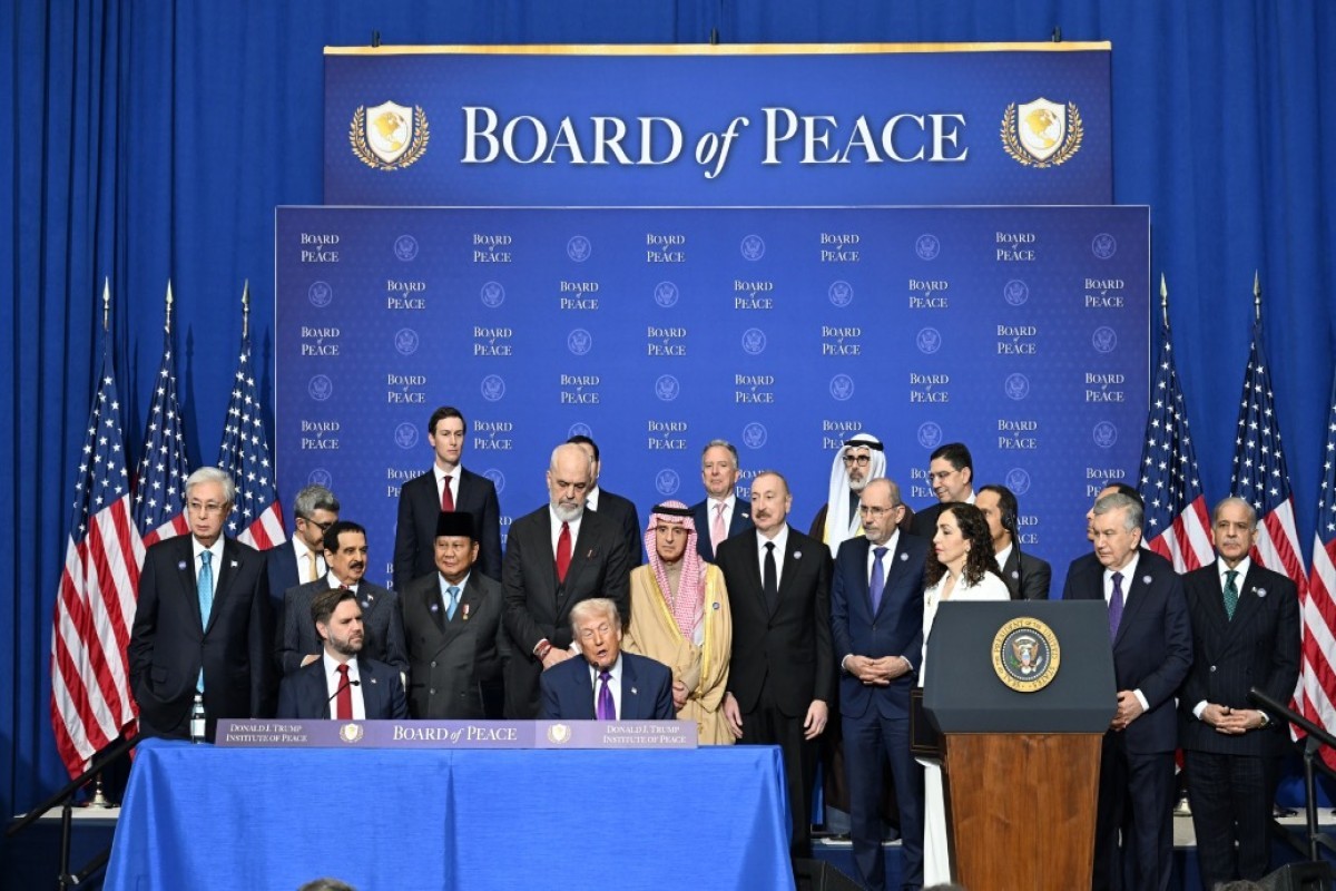 Resolution of Board of Peace adopted unanimously