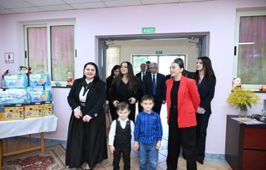 Leyla Aliyeva visits “Hannah and Rozafa” orphanage and “Mother Teresa” University Hospital Center in Tirana
