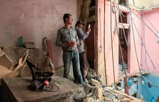 At least 16 killed after building collapses in Pakistan following blast