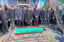 Remains of missing First Karabakh War serviceman Rasul Agayev laid to rest in Sabirabad - PHOTO 