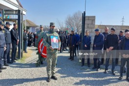Remains of missing First Karabakh War serviceman Rasul Agayev laid to rest in Sabirabad - PHOTO 