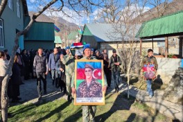 Remains of missing First Karabakh War serviceman Farman Feyzullayev laid to rest in Ismayilli - PHOTO 