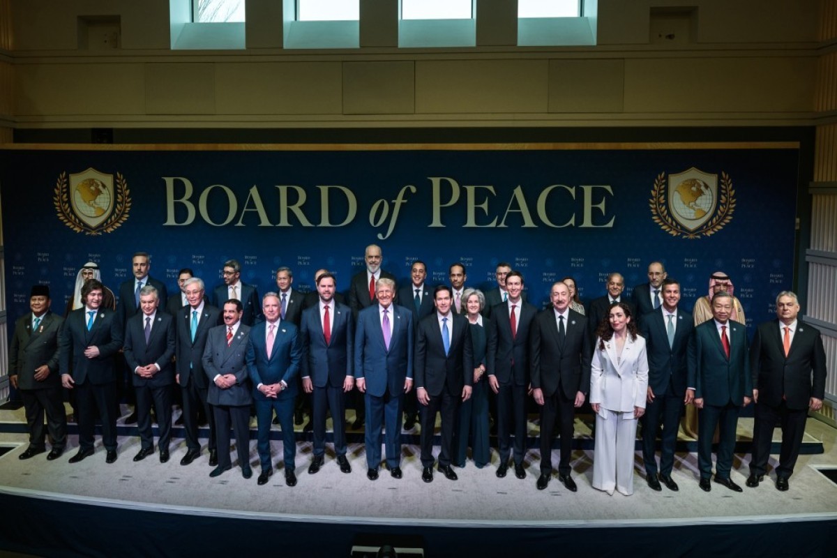 President Ilham Aliyev made post on first meeting of Board of Peace