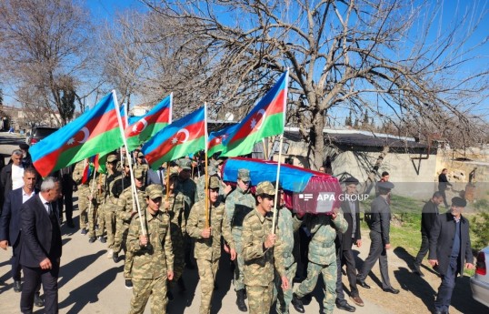 Remains of First Karabakh War serviceman Gurban Goyushov laid to rest in Aghdam - PHOTO 